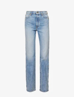 Danielle Straight-leg High-rise Stretch-denim Jeans