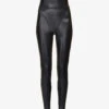 ALEXANDER WANG Panelled Slim-fit Stretch-woven Leggings -Whistles Shop R04090356 BLACK M
