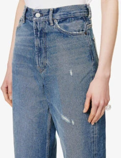 Acne Studios 1993 Straight-leg Mid-rise Jeans -Whistles Shop R04090401 MIDBLUE ALT04