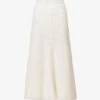 Joseph Egyptian Ribbed-cotton Midi Skirt -Whistles Shop R04095431 IVORY M