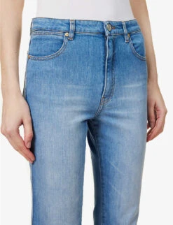 Joseph Duke Flared Mid-rise Stretch-denim Jeans -Whistles Shop R04095451 INDIGOWASH ALT04