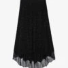 Zadig & Voltaire Joslin Crystal-embellished Woven Midi Skirt -Whistles Shop R04101049 NOIR M
