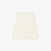 Sandro Gathered Stretch-woven Mini Skirt -Whistles Shop R04102675 NATURELS M