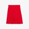 CLAUDIE PIERLOT Merina Scalloped-edge High-waisted Knitted Mini Skirt -Whistles Shop R04103301 ROUGES M