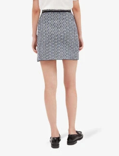 CLAUDIE PIERLOT Macbis Logo Knitted Skirt 11 CLAUDIE PIERLOT Macbis Logo Knitted Skirt -Whistles Shop R04103314 DIVERS ALT03