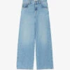 CLAUDIE PIERLOT Platan Mid-rise Wide-leg Denim Jeans -Whistles Shop R04103418 BLEUS M