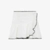 CLAUDIE PIERLOT Ruffle Embroidered-trim Cotton Mini Skirt -Whistles Shop R04103533 NATURELS M
