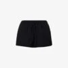 Moretti Mid-rise Cotton Shorts -Whistles Shop R04104259 BLACK M