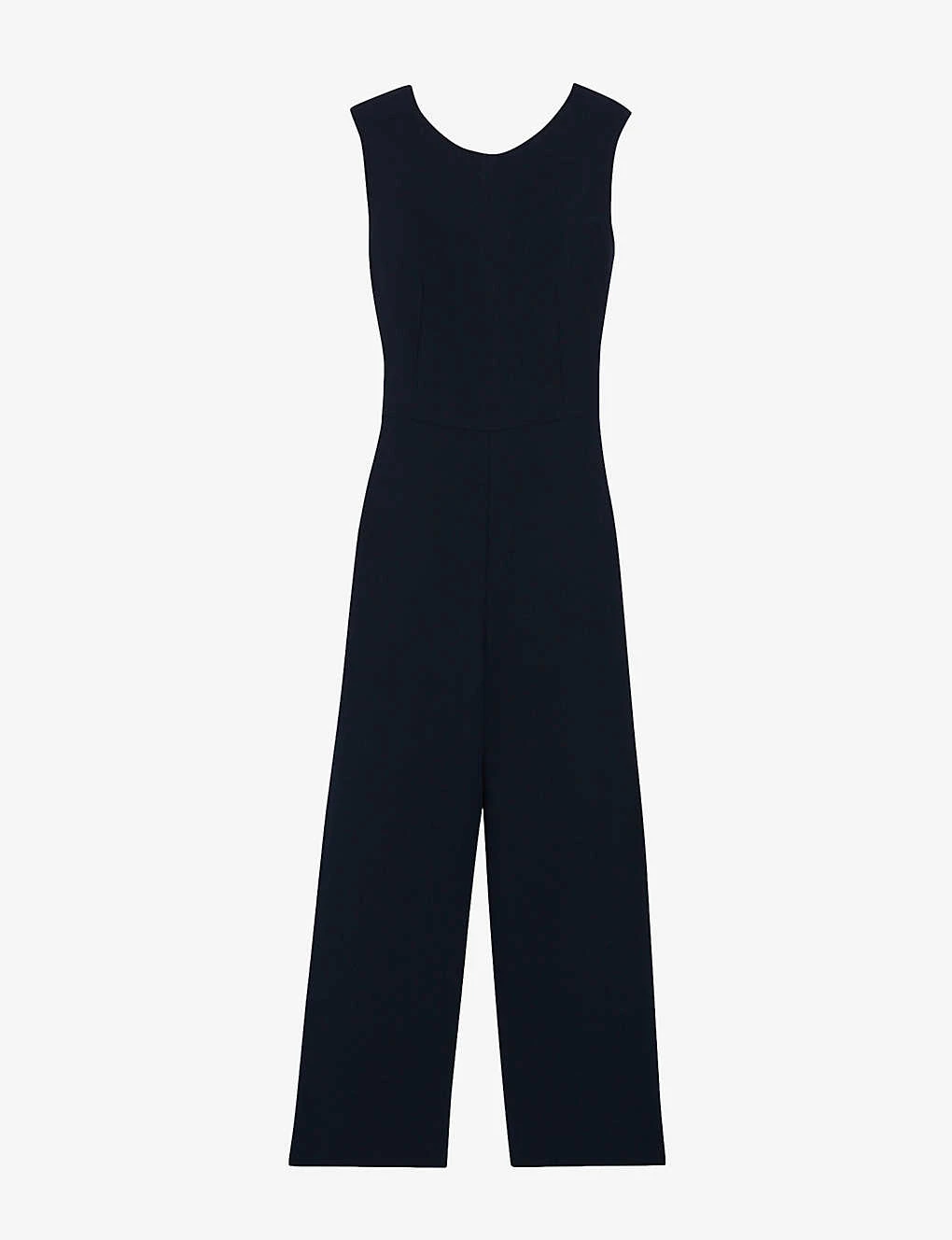 CLAUDIE PIERLOT Joa Square-back Sleeveless Woven Jumpsuit 3 CLAUDIE PIERLOT Joa Square-back Sleeveless Woven Jumpsuit