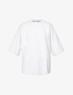 Palm Angels Oversized Logo-print Cotton-jersey T-shirt