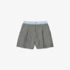 Sandro Jaures Pleated Wool-blend Shorts -Whistles Shop R04111168 NOIRGRIS M