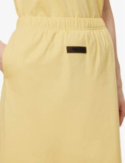 ESSENTIALS Cotton Midi Skirt -Whistles Shop R04111612 LIGHTTUSCAN ALT04