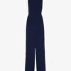 Whistles Tie-back Maxi Stretch-recycled Polyester-blend Jumpsuit -Whistles Shop R04118635 NAVY M