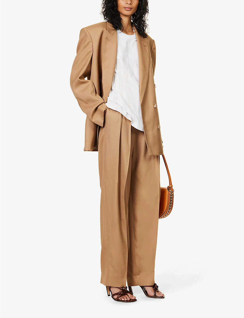 STELLA MCCARTNEY Corset-style Contrast-stitch Cotton T-shirt 4 STELLA MCCARTNEY Corset-style Contrast-stitch Cotton T-shirt - Image 2