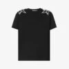 STELLA MCCARTNEY Star-embellished Relaxed-fit Cotton-jersey T-shirt -Whistles Shop R04125588 BLACK M