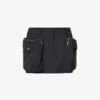 STELLA MCCARTNEY Zipped-pocket Low-rise Cotton-blend Mini Skirt -Whistles Shop R04125589 BLACK M