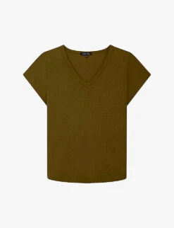 Soeur Dominique V-neck Cotton T-shirt
