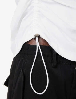 Pocket-embellished Cotton-jersey T-shirt -Whistles Shop R04127332 WHITE ALT04