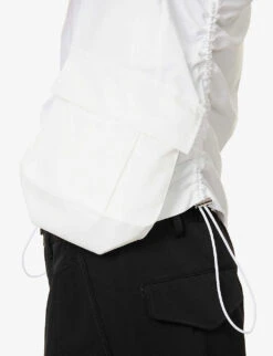 Pocket-embellished Cotton-jersey T-shirt -Whistles Shop R04127332 WHITE ALT05