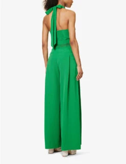 ME AND EM Wide-leg Woven Jumpsuit -Whistles Shop R04129164 CLOVERLEAF ALT03