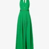 ME AND EM Wide-leg Woven Jumpsuit -Whistles Shop R04129164 CLOVERLEAF M