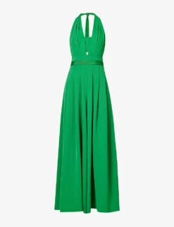 ME AND EM Wide-leg Woven Jumpsuit