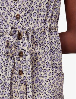 Whistles Dashed Jess Leopard-print Woven Jumpsuit -Whistles Shop R04135052 ALT04