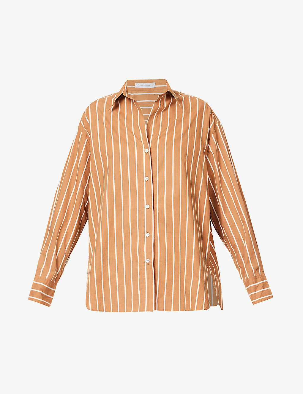 Faithfull The Brand Daija Striped Split-sides Cotton Shirt 3 Faithfull The Brand Daija Striped Split-sides Cotton Shirt