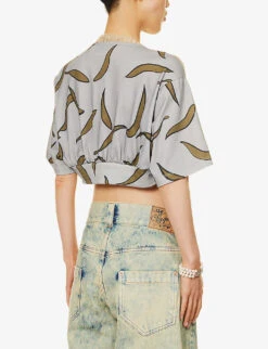 Vivienne Westwood Peter Logo-print Cotton T-shirt -Whistles Shop R04135877 SAND ALT03