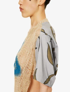 Vivienne Westwood Peter Logo-print Cotton T-shirt -Whistles Shop R04135877 SAND ALT04