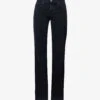 Paige Sonja Brand-patch Wide-leg Mid-rise Recycled-denim Jeans -Whistles Shop R04144094 FADEDBLACKWASH M