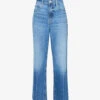FRAME Le Jane Crop Raw-hem Straight-leg High-rise Jeans -Whistles Shop R04146409 DELAMOGRIND M