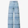 AGOLDE Tex Wide-leg Organic-denim-blend Jeans -Whistles Shop R04148471 PLOTMEDWASHEDIND M