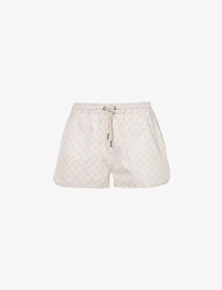 Daily Paper Reportia Drawstring-waist Cotton Shorts