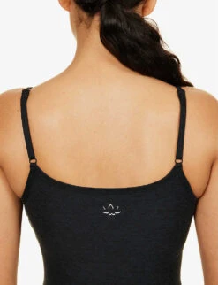 Beyond Yoga Spacedye Get In Gear Scoop-neck Stretch-woven Unitard -Whistles Shop R04150168 DARKESTNIGHT ALT04