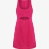 Hanna Cut-out Linen Mini Dress -Whistles Shop R04151539 RASPBERRY M