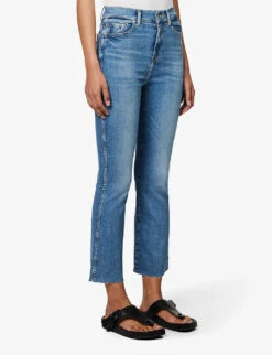 7 For All Mankind Slim Kick Mid-rise Stretch-denim Jeans 10 7 For All Mankind Slim Kick Mid-rise Stretch-denim Jeans -Whistles Shop R04152116 SLIMILLUSIONWITHIN ALT02