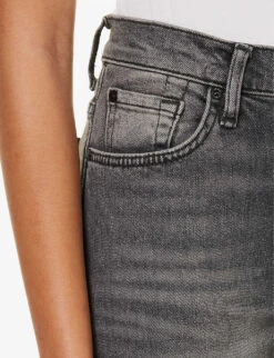 7 For All Mankind Malia Luxe Vintage Tapered High-rise Stretch-denim Jeans -Whistles Shop R04152117 LUXEVINTAGECOURAGE ALT05