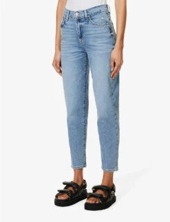 7 For All Mankind Malia Luxe Vintage Skinny High-rise Stretch-denim Jeans -Whistles Shop R04152118 LUXEVINTAGEMUST ALT02