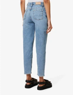 7 For All Mankind Malia Luxe Vintage Skinny High-rise Stretch-denim Jeans -Whistles Shop R04152118 LUXEVINTAGEMUST ALT03