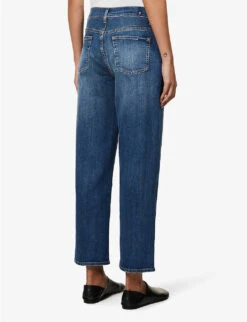 7 For All Mankind The Modern Straight-leg Mid-rise Stretch-denim Jeans -Whistles Shop R04152121 SOHOLIGHT ALT03