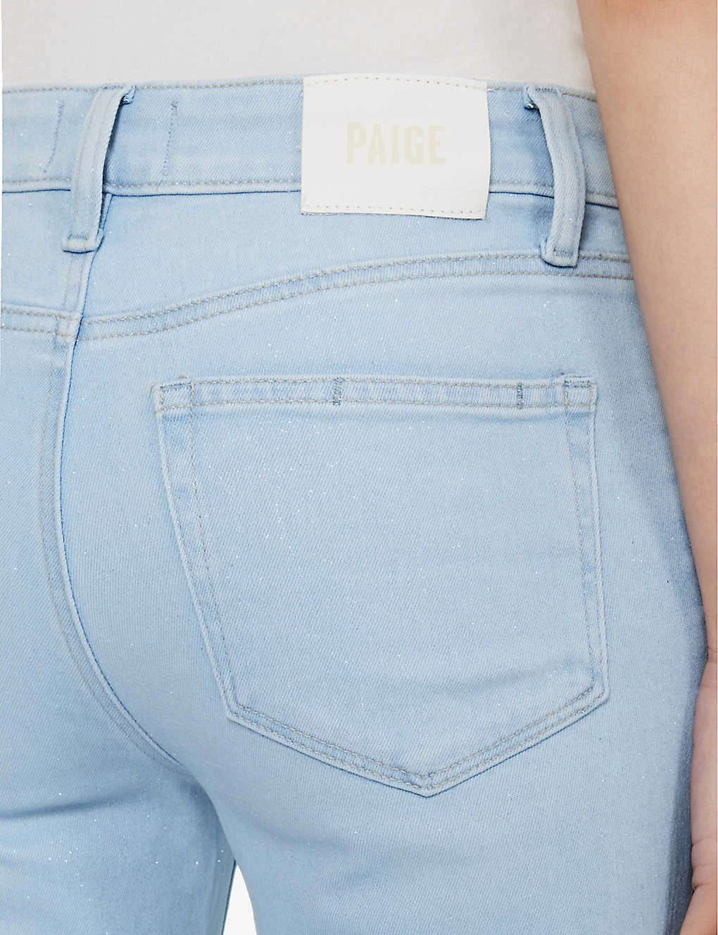 Paige Leenah Flared Mid-rise Denim-blend Jeans 8 Paige Leenah Flared Mid-rise Denim-blend Jeans - Image 6