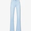 Paige Leenah Flared Mid-rise Denim-blend Jeans -Whistles Shop R04153161 INDIGOGLITZCOATING M