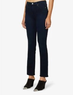 Paige Cindy Straight-leg High-rise Stretch-denim Jeans 10 Paige Cindy Straight-leg High-rise Stretch-denim Jeans -Whistles Shop R04153184 NIGHTFEVER ALT02