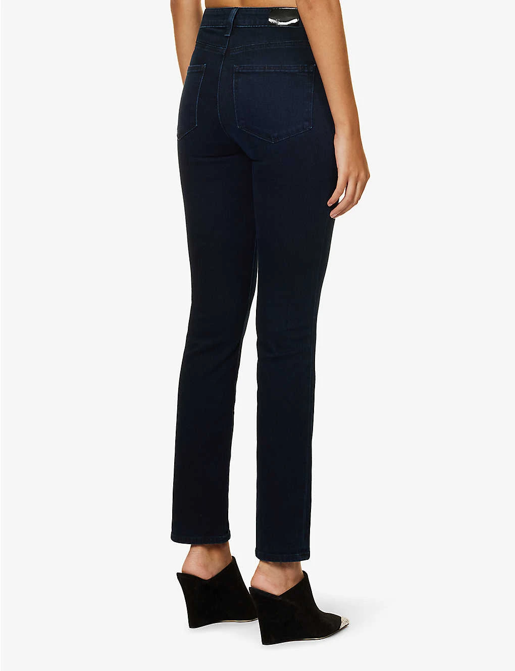 Paige Cindy Straight-leg High-rise Stretch-denim Jeans 6 Paige Cindy Straight-leg High-rise Stretch-denim Jeans - Image 4