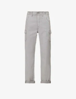 Paige Drew Mid-rise Straight-leg Regular-fit Stretch-woven Trousers