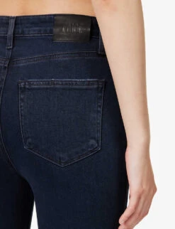 Paige Claudine Flared-leg High-rise Stretch-denim Jeans -Whistles Shop R04153201 ASTER ALT05