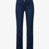 Paige Sloane Flared-leg Low-rise Stretch-denim Jeans -Whistles Shop R04153207 AUDRINA M