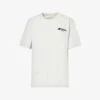 Outline Logo-print Cotton-jersey T-shirt -Whistles Shop R04153493 GREYMELANGE M