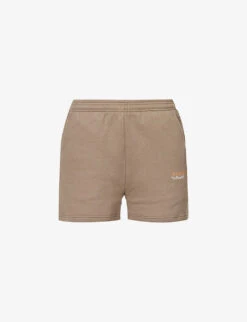 Resort Logo-patch Cotton-jersey Shorts